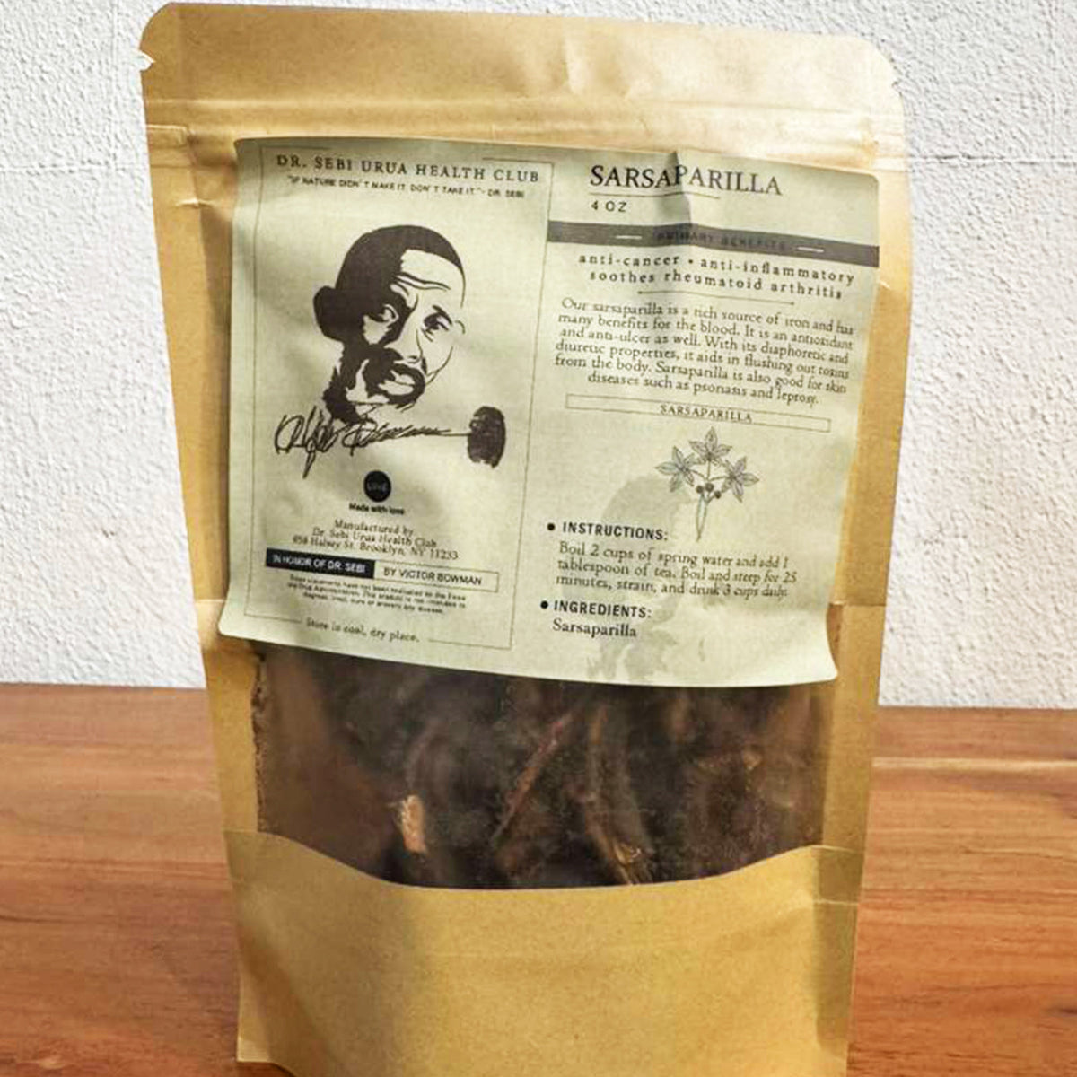RAW SARSAPARILLA