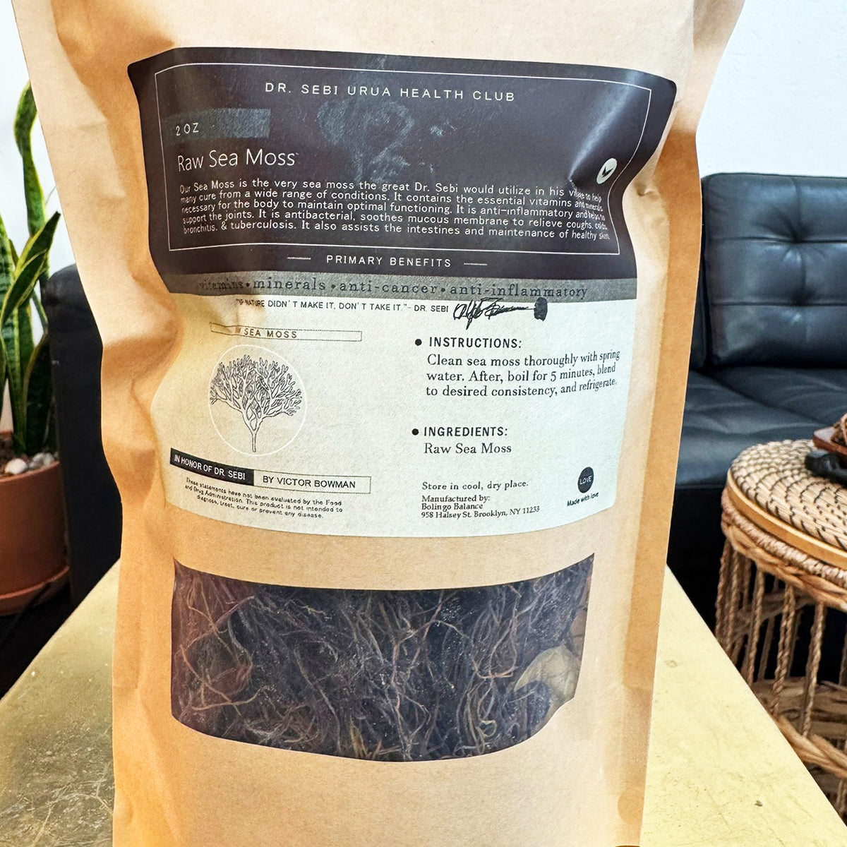 RAW SEA MOSS 2oz
